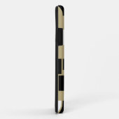 Retro Black en White Pattern naadloze kunst Case-Mate iPhone Case (Achterkant/rechts)