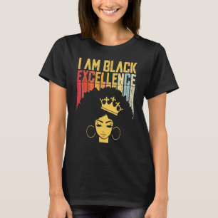 Retro Black Excellence African Pride Histo T-shirt