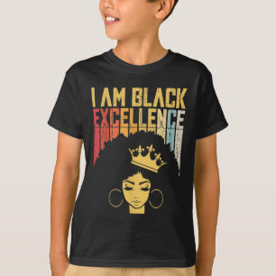 Retro Black Excellence African Pride Histo T-shirt