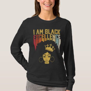 Retro Black Excellence African Pride Histo T-shirt