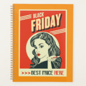 Retro Black Friday Pop Art Pin-Up Girl (Devant)