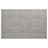 Retro Black Gold White driehoek geometrisch Stof (Fat Quarter)