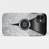 Retro Black iPhone 5 Coque (Dos (Horizontal))