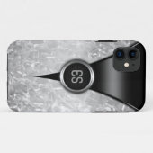 Retro Black iPhone 5 Coque (Dos (Horizontal))