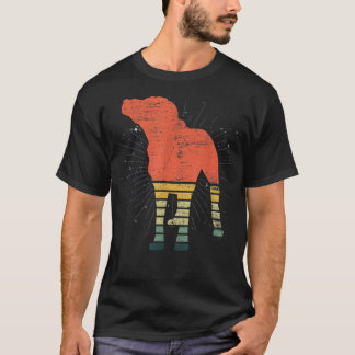 Retro Black Lab  T-shirt