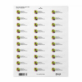 Retro Black met Kerstmis en etiket met muis (Full Sheet)