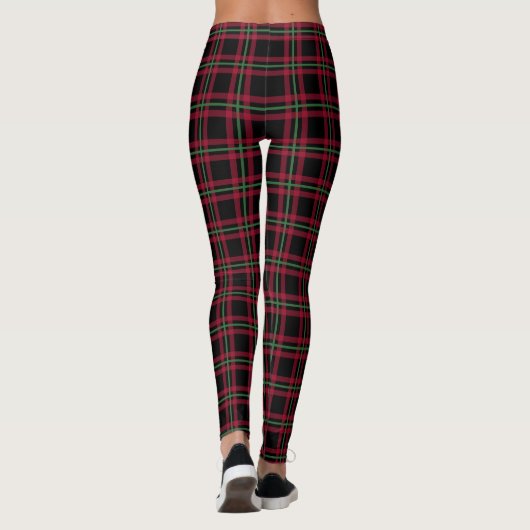 Retro Black Rockabilly Leggings van vrouwelijke sp (Achterkant)