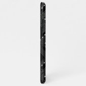 Retro Black White Cool Computer Circuit Board iPhone Hoesje (Linkerkant)