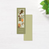 Retro Bladwijzer ontwerp Mini Visitekaartjes (Bureau)