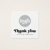 Retro blanc affaires merci insérer la carte (Devant)