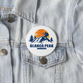 Retro Blanca Peak Hike T-shirt Ronde Button 7,6 Cm (In situ)