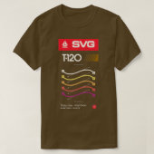 Retro Blank VHS SVG T-shirt (Design voorkant)