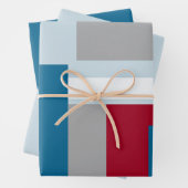 Retro Block Design 4 Inpakpapier Vel (In situ)