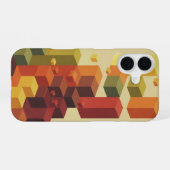 Retro Block Fall iPhone 16 Hoesje (Achterkant horizontaal)