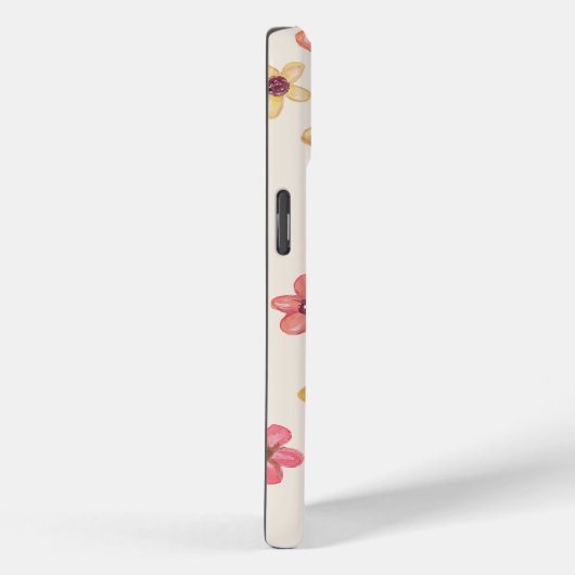Retro Bloem Bloemen Botanische Vrouwelijke meisjes Case-Mate iPhone Case (Achterkant / Rechts)