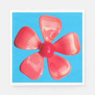 Retro Bloem Broche - Bloemen lente zomer tuin Servet