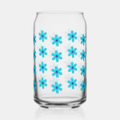 Retro Bloem Madelief Verjaardag Bruids Bruiloft Ca Blikvorm Glas (Voorkant)