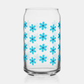 Retro Bloem Madelief Verjaardag Bruids Bruiloft Ca Blikvorm Glas (Links)