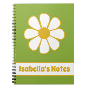Retro Bloem Persoonlijk Notitieboek