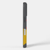 Retro Bloem Vormen Heldere Monogrammed Case-Mate iPhone Case (Achterkant / Rechts)