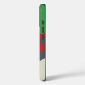 Retro Bloem Vormen Heldere Monogrammed Case-Mate iPhone Case (Achterkant / Links)