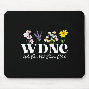 Retro Bloem Wdnc We Doen Er Niet Aan Club Muismat