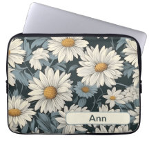 Retro Bloemen 11 laptophoes