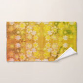 Retro Bloemen Abstracte Zoute Waterverf Patroon Bad Handdoek (Handdoek)