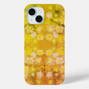 Retro Bloemen Abstracte Zoute Waterverf Patroon