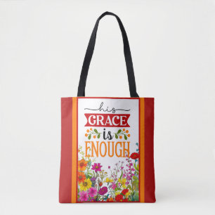 Retro Bloemen Inspirerend Draagtas
