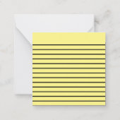 Retro Bloemen Inspirerend Notitiekaartje (Achterkant)