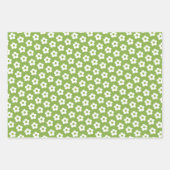Retro Bloemen Schattigee Cartoon Daisy Pattern Inpakpapier Vel (Voorkant)