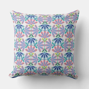 Retro bloemen serie 01 kussen