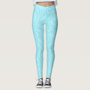 retro bloemendesign leggings