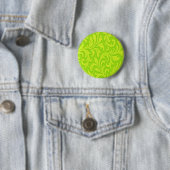 retro bloemendesign ronde button 5,7 cm (In situ)
