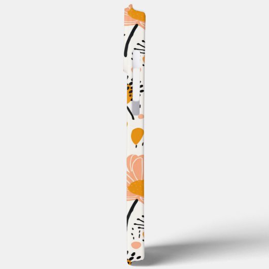 Retro-bloemenmarktpatroon Case-Mate iPhone Case (Achterkant / Links)