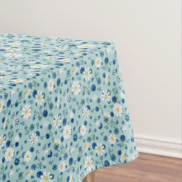 Retro bloemenpatroon met madeliefjes. tafelkleed