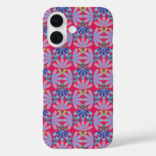 Retro bloemenserie Case-Mate iPhone case (Achterkant)