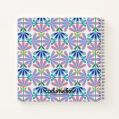 Retro bloemenserie notitieboek (Achterkant)