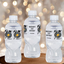 Retro bloemenvinylplaat op maat