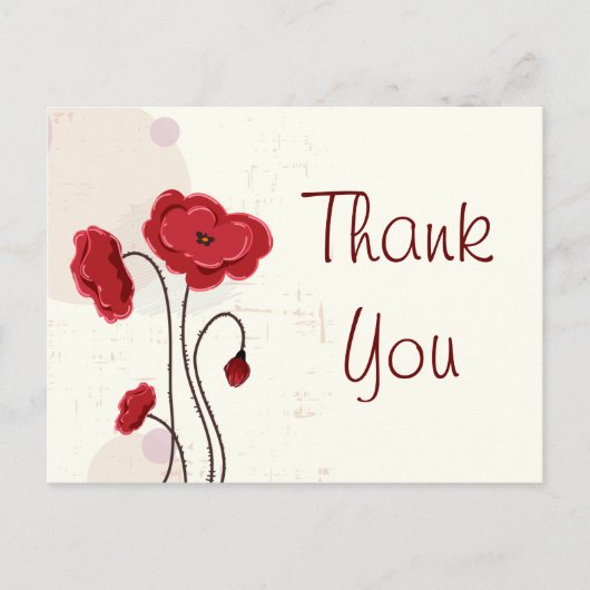 Retro bloemige Rozen met doornen vector Briefkaart (Voorkant)