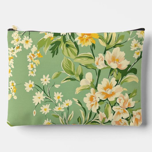 Retro bloemmotief etui (Voorkant)
