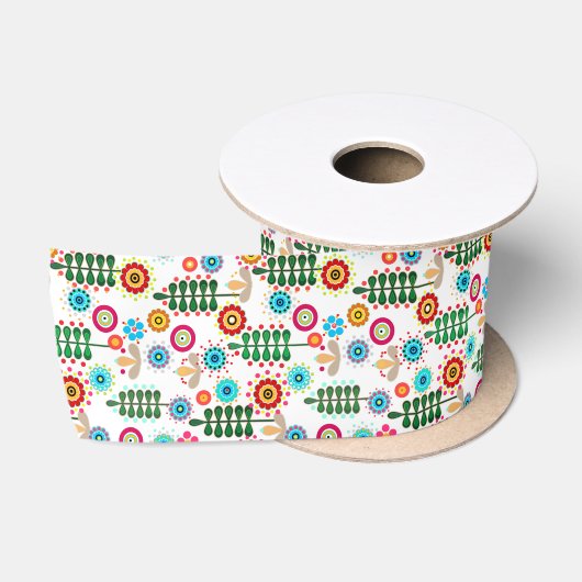 Retro, bloempatroon lint (Spoel)