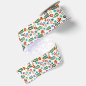 Retro, bloempatroon lint (Achterkant)