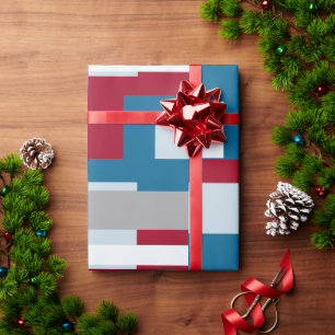 Retro Blok Design 4 Cadeaupapier