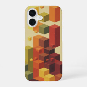 Retro Blok Val iPhone 16 Hoesje