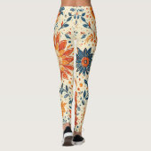 Retro Bloom Burst - Leggings (Achterkant)
