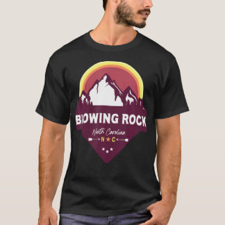 Retro Blowing Rock North Carolina NC Blue Ridge T-shirt