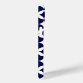 Retro Blue Interlocking cirkels geometrisch patroo Case-Mate iPhone Case (Achterkant / Rechts)
