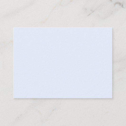 Retro Blue Wavy Lijst Baby Registry QR Code Informatiekaartje (Achterkant)